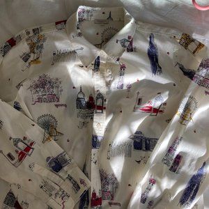 Talbots Landmarks of London Blouse